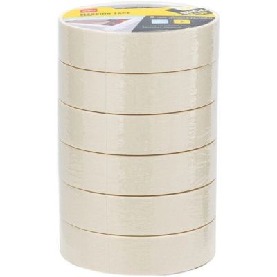 Клейкая лента малярная Deli EA405/6, 24 мм х 18,2 м, 145 мкм, 6 шт./упак