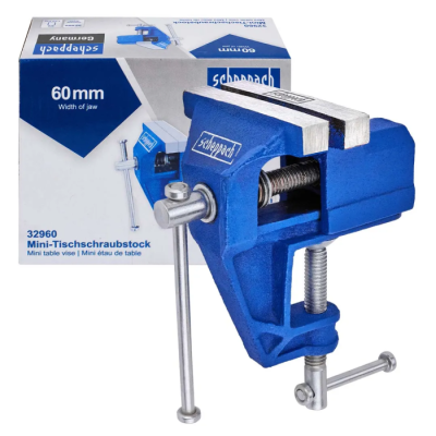 Тиски слесарные мини, ширина губ - 60 мм Scheppach Sch-32960