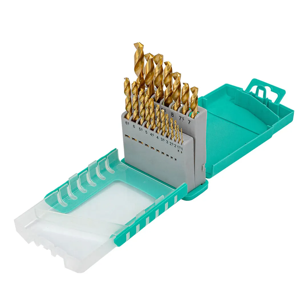 Набор сверл по металлу 19 пр, 1-10 мм ILOforce IF-924U19