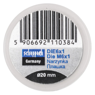 Плашка M6x1/Ф20 Scheppach Sch-DIE6x1