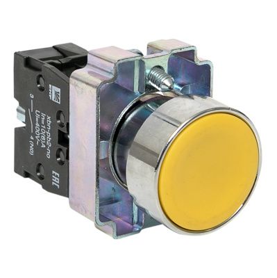 Кнопка BA51 желтая NO EKF PROxima xb2-ba51