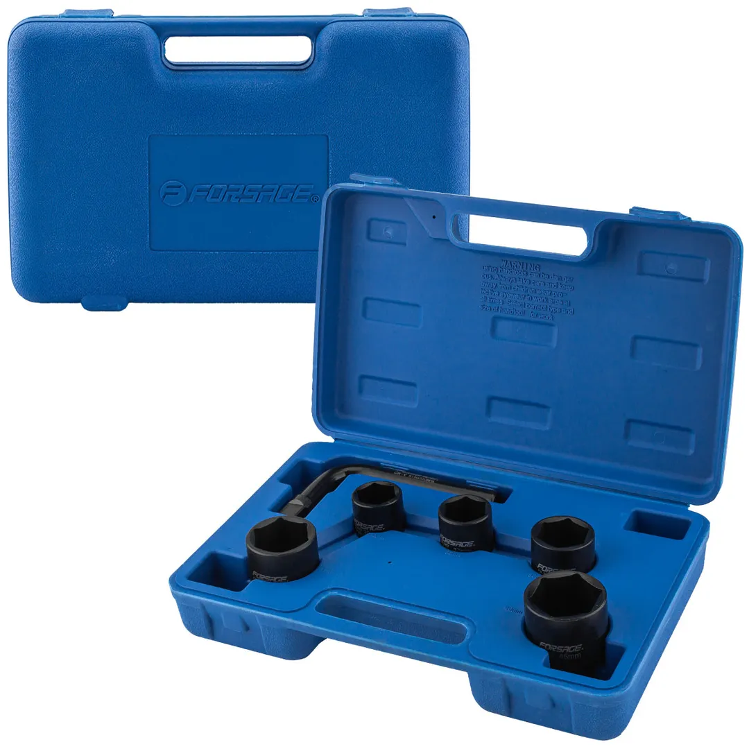 Набор ударных головок 30-466 мм 3/4'' 6-гр 6 пр Forsage F-6064-5MPB