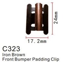 Клипса для крепления внутренней обшивки а/м универсальная пластиковая, 100 шт Forsage C0323(universal)