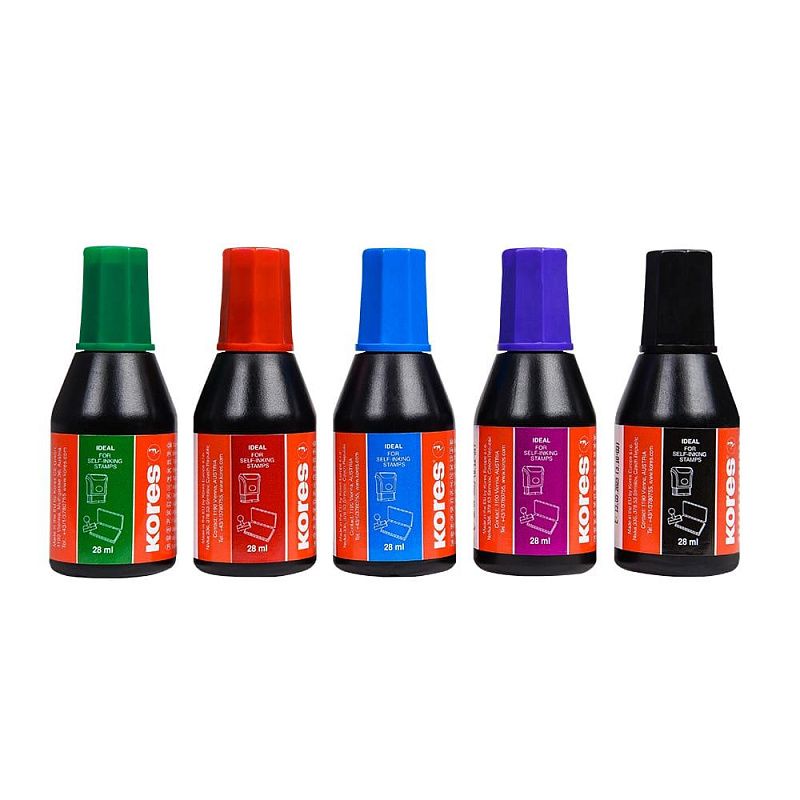 Краска штемпельная, 28 мл, синий