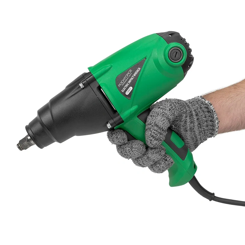 Гайковерт ударный электрический 1/2'', 230V, 1020W, 500Нм с комплектом головок, 17, 19, 21, 23 мм RockForce RF-03071(RF-F-03071)