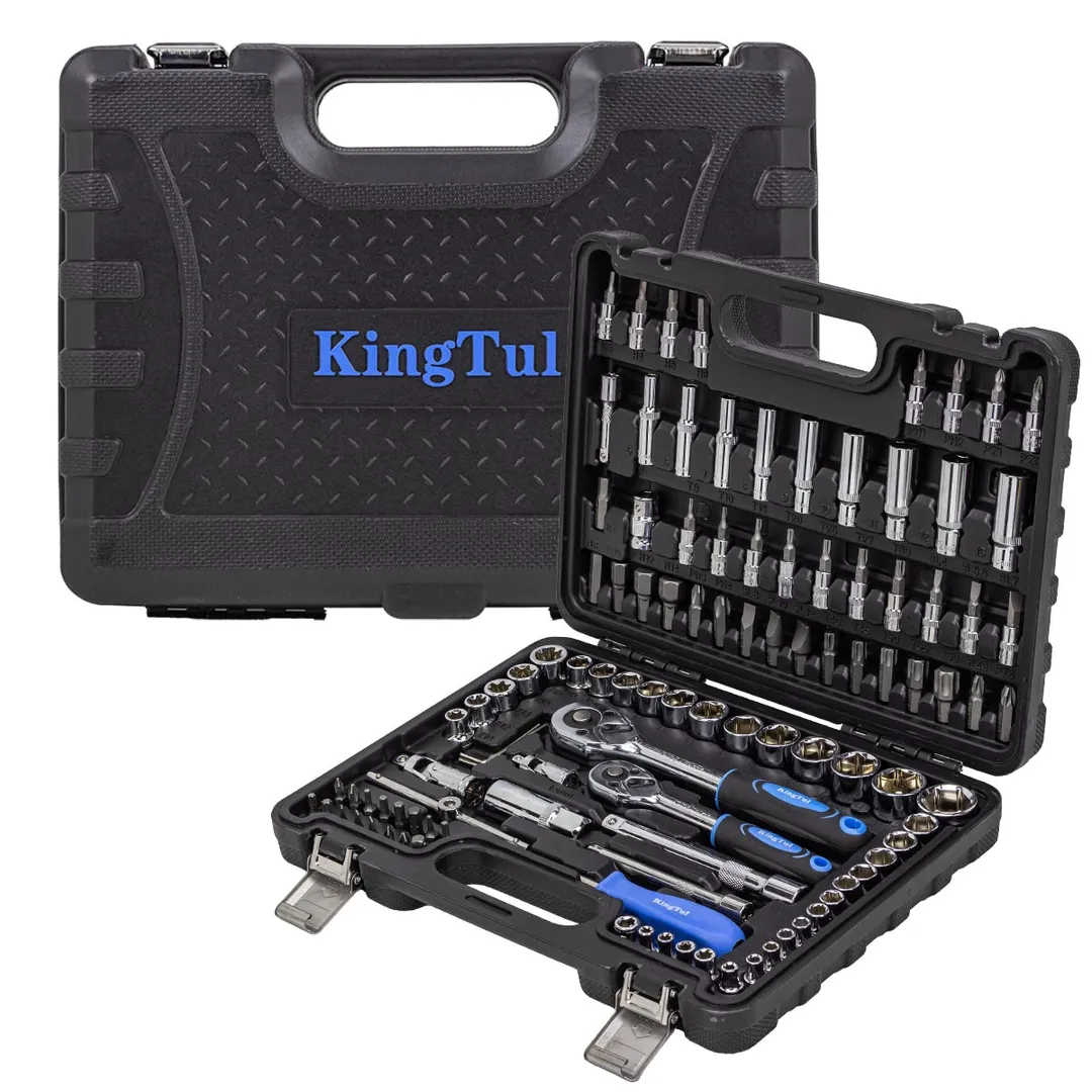 Набор инструментов 108 пр. 1/4''&3/8'' 6-гр. KINGTUL KT-41082-5DS