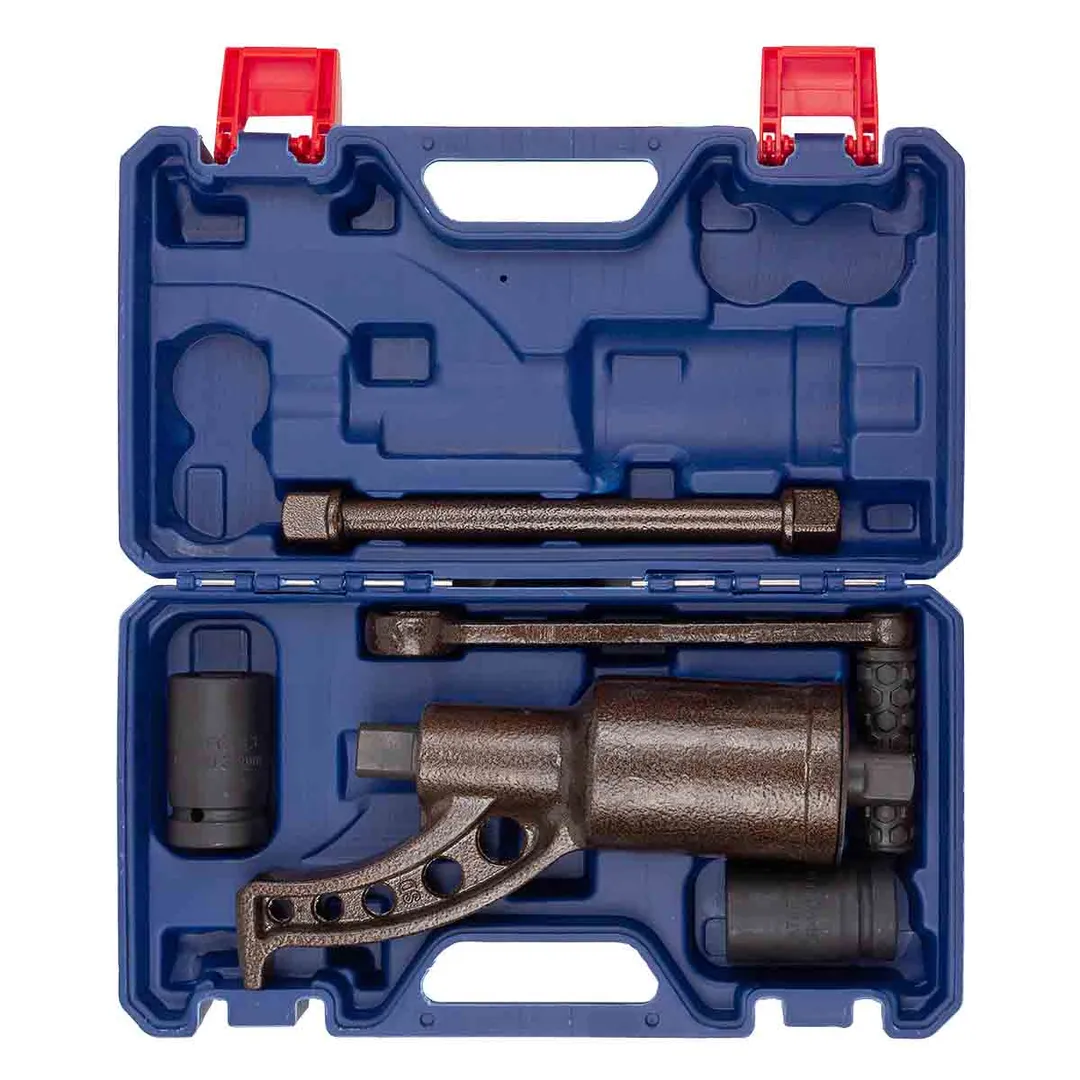 Гайковерт ручной с редуктором 1'', головки 32, 33 мм, L270 мм, передаточное число 1:68, 6200 Н/м YATAFORCE YF-3411384 HS