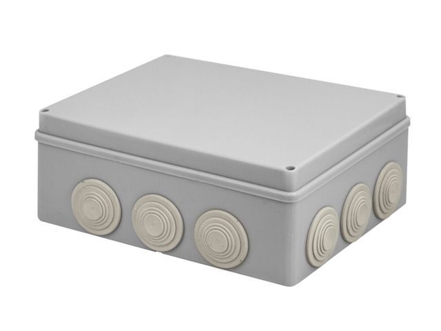 Коробка распаечная ОП 240х190х90мм, 12 мембр. вх. IP55 Юпитер JP7113-19