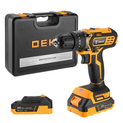 Дрель-шуруповерт аккумуляторная DKCD20 Impact SET DEKO 063-4415