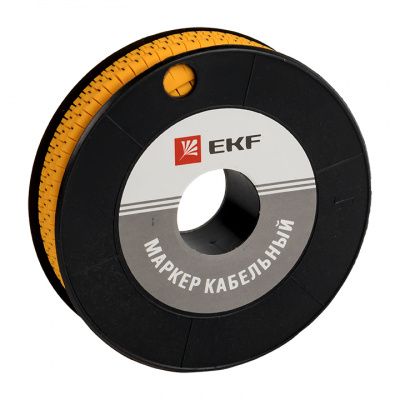 Маркер кабельный 2,5 мм2 "L" (1000 шт,) (ЕС-1) EKF PROxima plc-KM-2.5-L