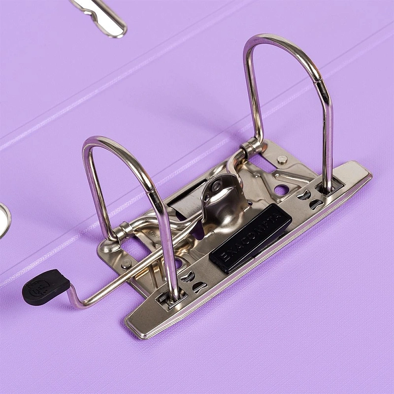 Папка-регистратор, A4, 70 мм, ПВХ, розовый