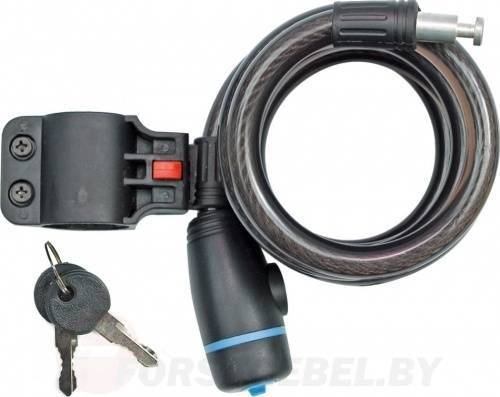 Замок велосипедный 12 мм х 1,8м Vorel 77840