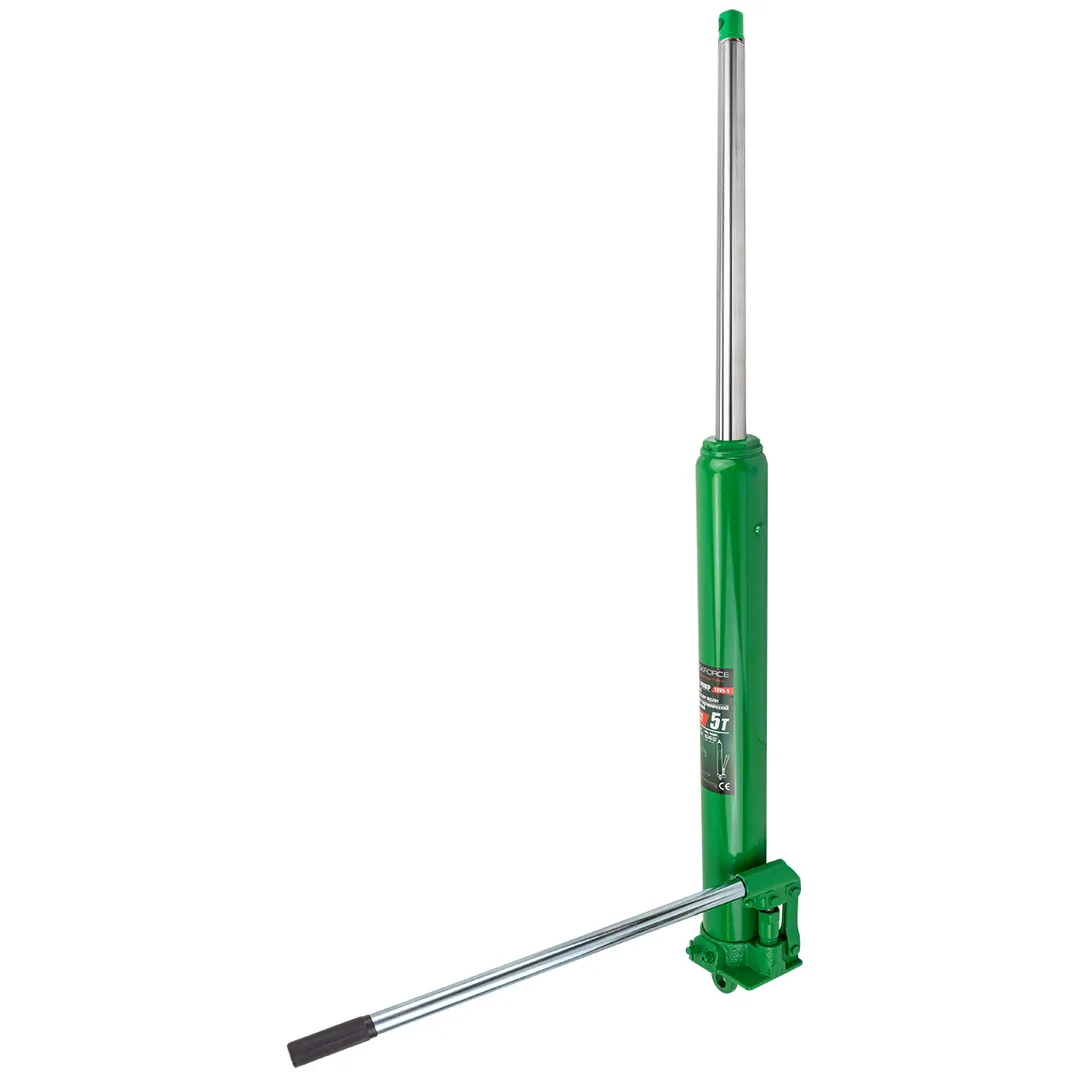 Цилиндр гидравлический удлиненный, 5 т, длина - 660 мм, ход штока - 500 мм RockForce RF-1205-1