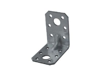 Уголок крепежный усиленный 35х50х50 мм С 1.8 мм белый цинк Starfix SMP-74030-1