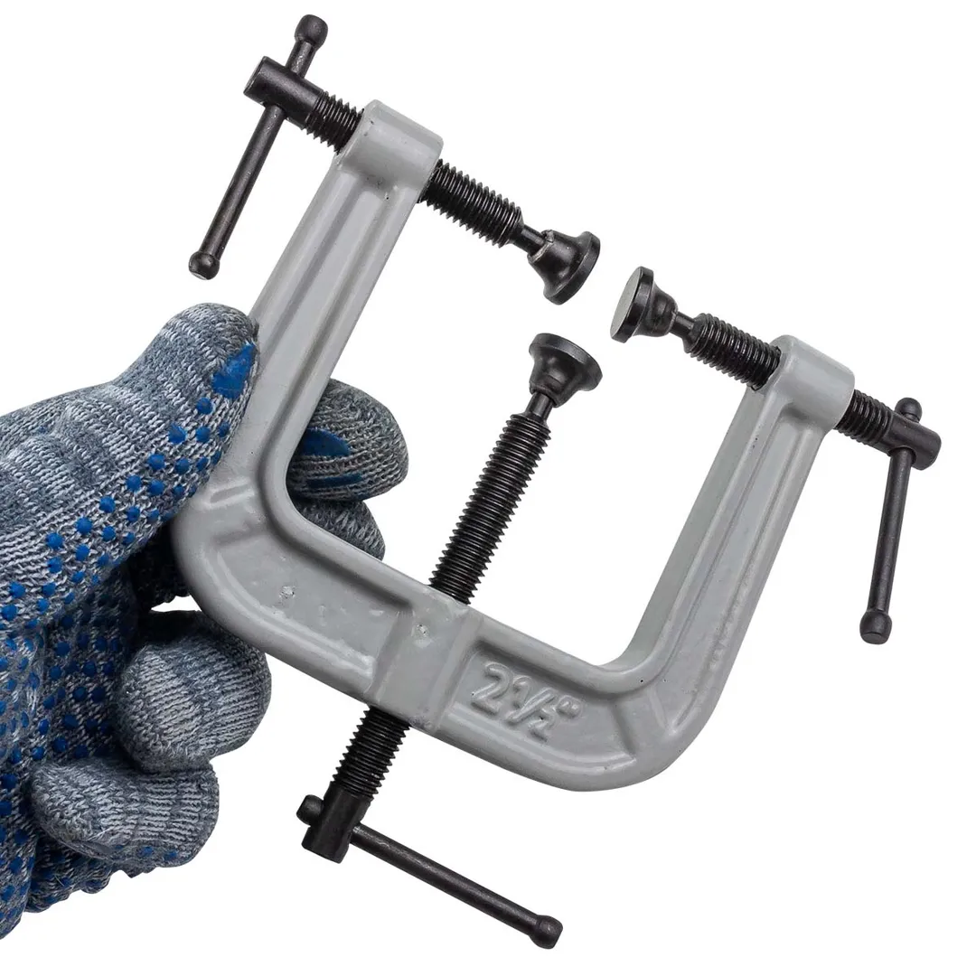 Струбцина G-образная ''Profi''с 3-мя зажимами 63 мм RockForce RF-3331123