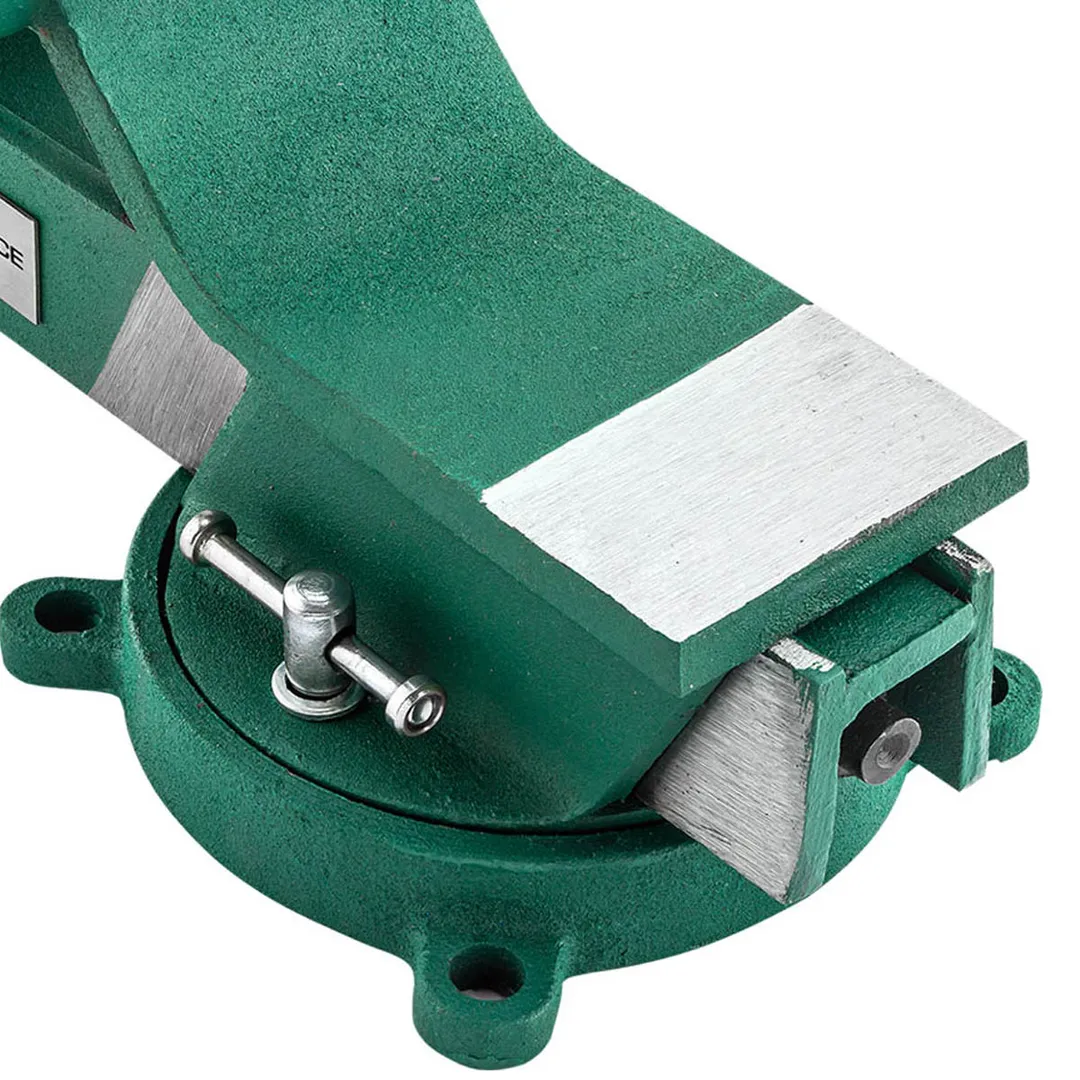 Тиски стальные поворотные с наковальней 4''-100 мм RockForce RF-6540804