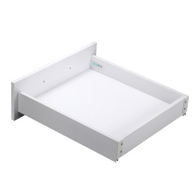 Система ящиков AKS L-400 белый низкий PUSH TO OPEN H=90 ДСП 16мм SLIMBOX 56991