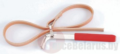 Съемник масляного фильтра ленточный с рычагом L=420 мм Force 61908