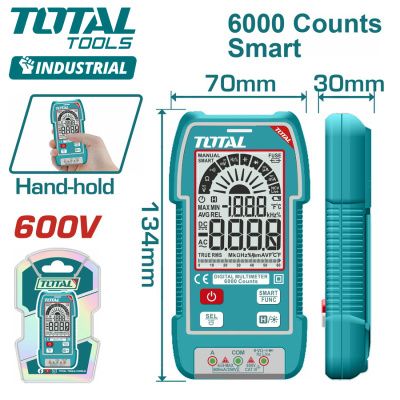 Мультиметр цифровой TOTAL TMT516004
