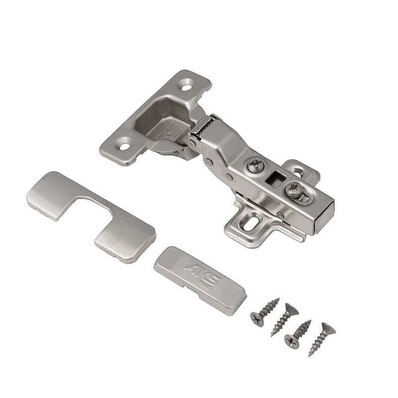 Петля полунакладная с доводчиком 45мм h0 clip-on AKS LIGHT 74161