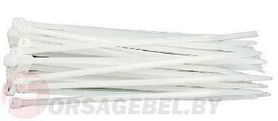 Хомут пластмассовый белый 80х2,5 мм. 100 шт. Vorel 73881