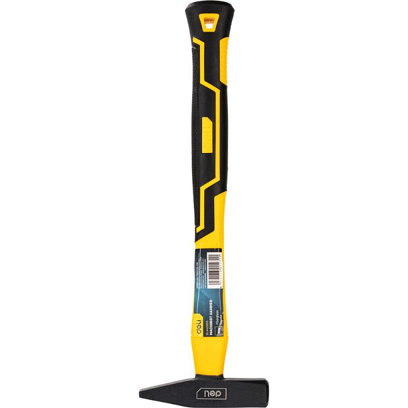 Молоток слесарный Deli YS EDL442003, 0,3 кг, фибергласовая рукоятка