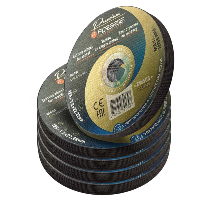 Круг отрезной по металлу 125x1,2x22,2 мм, 50 шт Forsage F-CW505 PREMIUM[50шт к-т]
