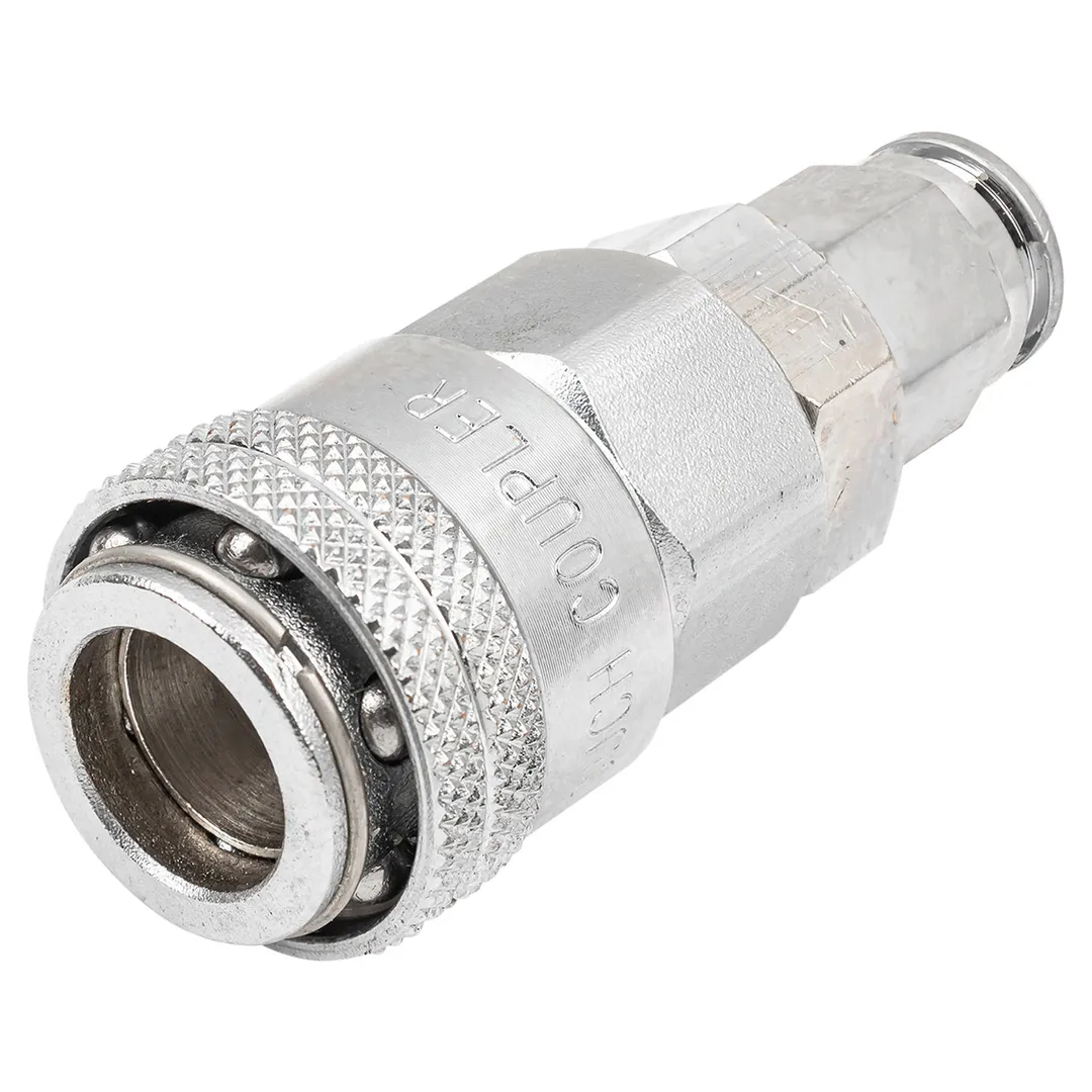 Быстроразъем "мама"-зажим под шланг 5х8 мм железо, тип USA Forsage F-20SPG