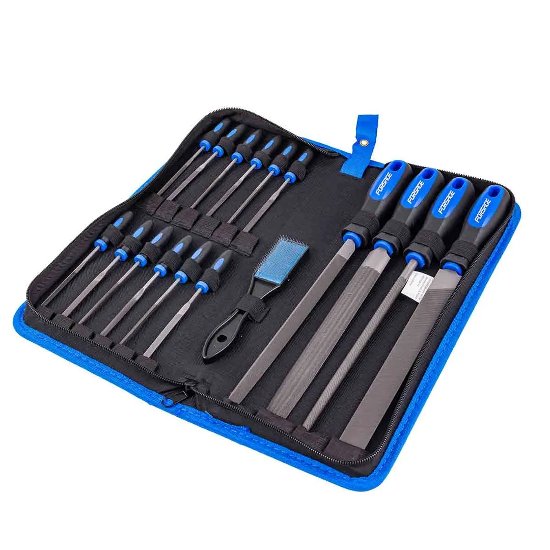 Набор напильников разнопрофильных, 17 шт Forsage F-5056W