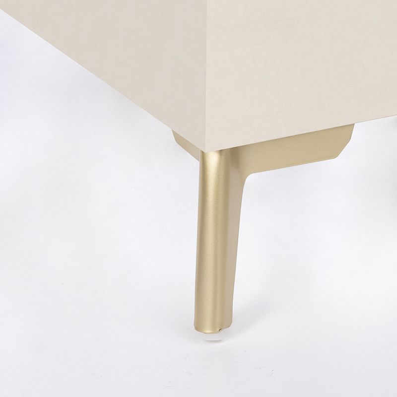 Опора мебельная мет. TRIADA h120 угловая матовое золото AKS 112850