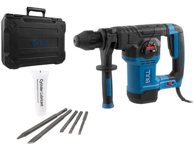 Перфоратор BH 3201 в чем., 1500 Вт, регулировка оборотов, 32 мм в бетоне, 1-7 Дж, 3 реж.+Vario-lock, патрон SDS-plus BULL 1333381