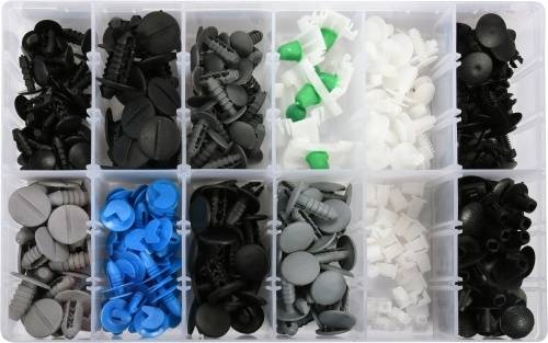 Набор автомобильного крепежа для FIAT 308 шт. Yato YT-06654