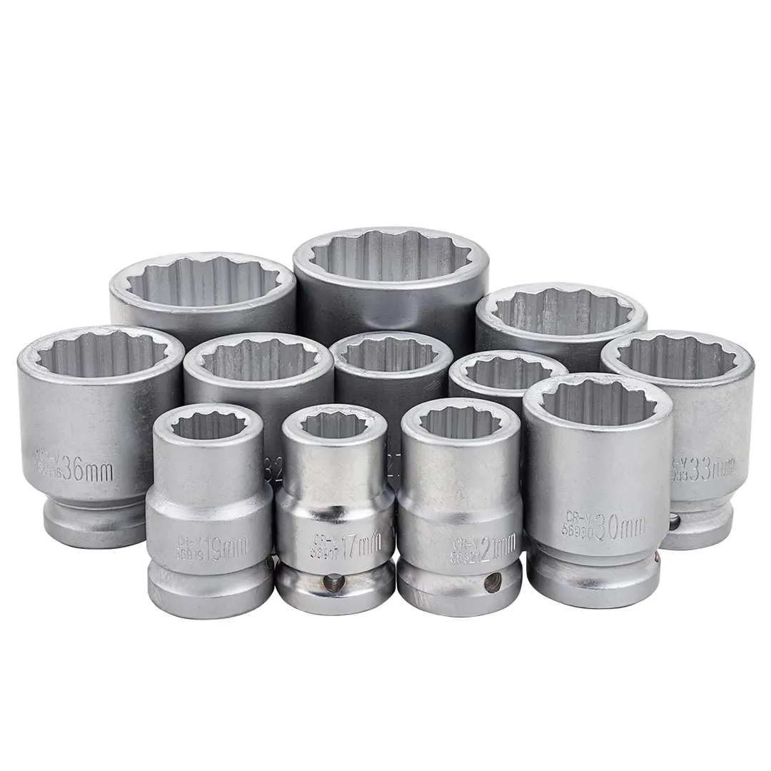 Набор торцевых головок 17-50 мм 16 пр 3/4'' 12-гр RockForce RF-6161-9