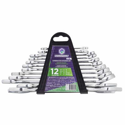 Набор ключей комбинированных и рожковых,12 пр. 6х7-30х32 мм Помощник 5198