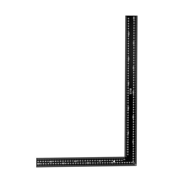 Угольник цельнометаллический ADVANCE HSQR01-0406 (40х60 см, 90°, двойная шкала в мм) PIT HSQR01-0406