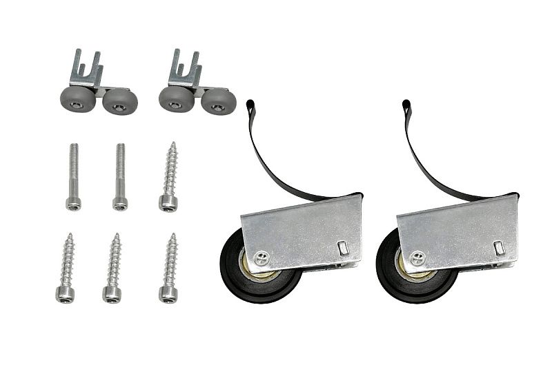 Комплект роликов SENATOR открытый для 1 раздвижной двери 50 кг AKS LIGHT 38761