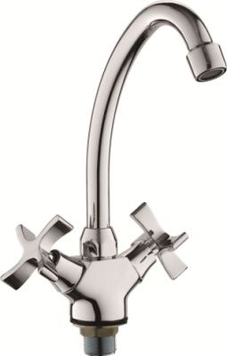Смеситель для кухни, цинк, хром Ledeme L4922