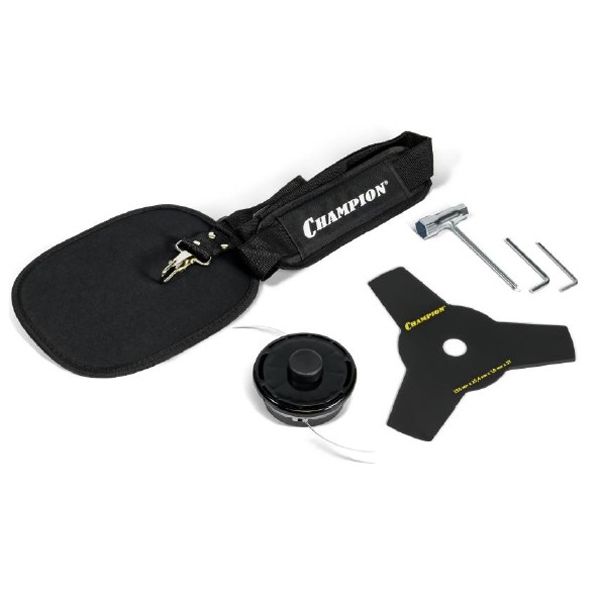 Триммер электрический, разъемн.прям, 1200 Вт, корд 2*1,6 мм, 430 мм+нож 3*255 мм U-ручка CHAMPION ET1200