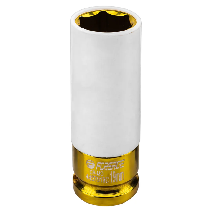 Головка ударная глубокая для литых дисков с защитным кожухом 19 мм, 1/2'' Forsage F-4457919C