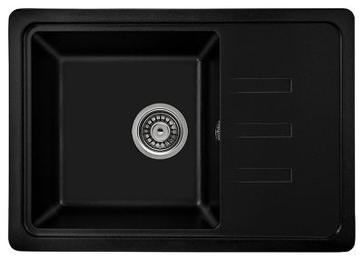 Мойка кухонная из мраморной крошки, оникс, B15-25 Gerhans