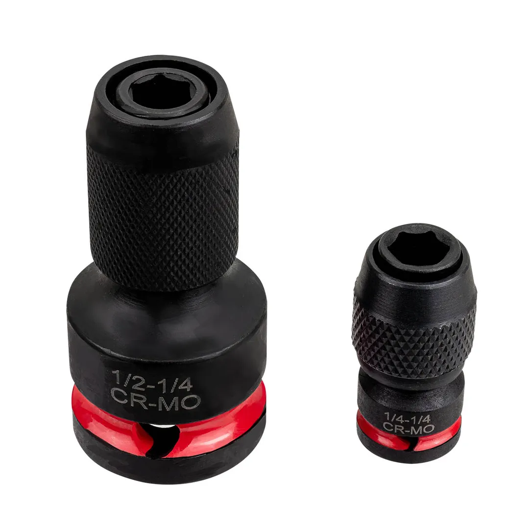 Набор ударных битодержателей 1/4''(F)х1/4''(M), 1/2''(F)х1/4''(M) 2 пр Scheppach Sch-HW-S28