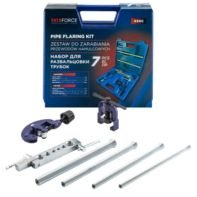 Набор для развальцовки трубок 7 пр YATAFORCE YF-656C