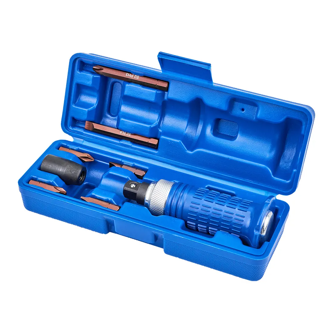 Отвертка ударно-поворотная с набором бит и адаптером 8 пр Scheppach Sch-5064S