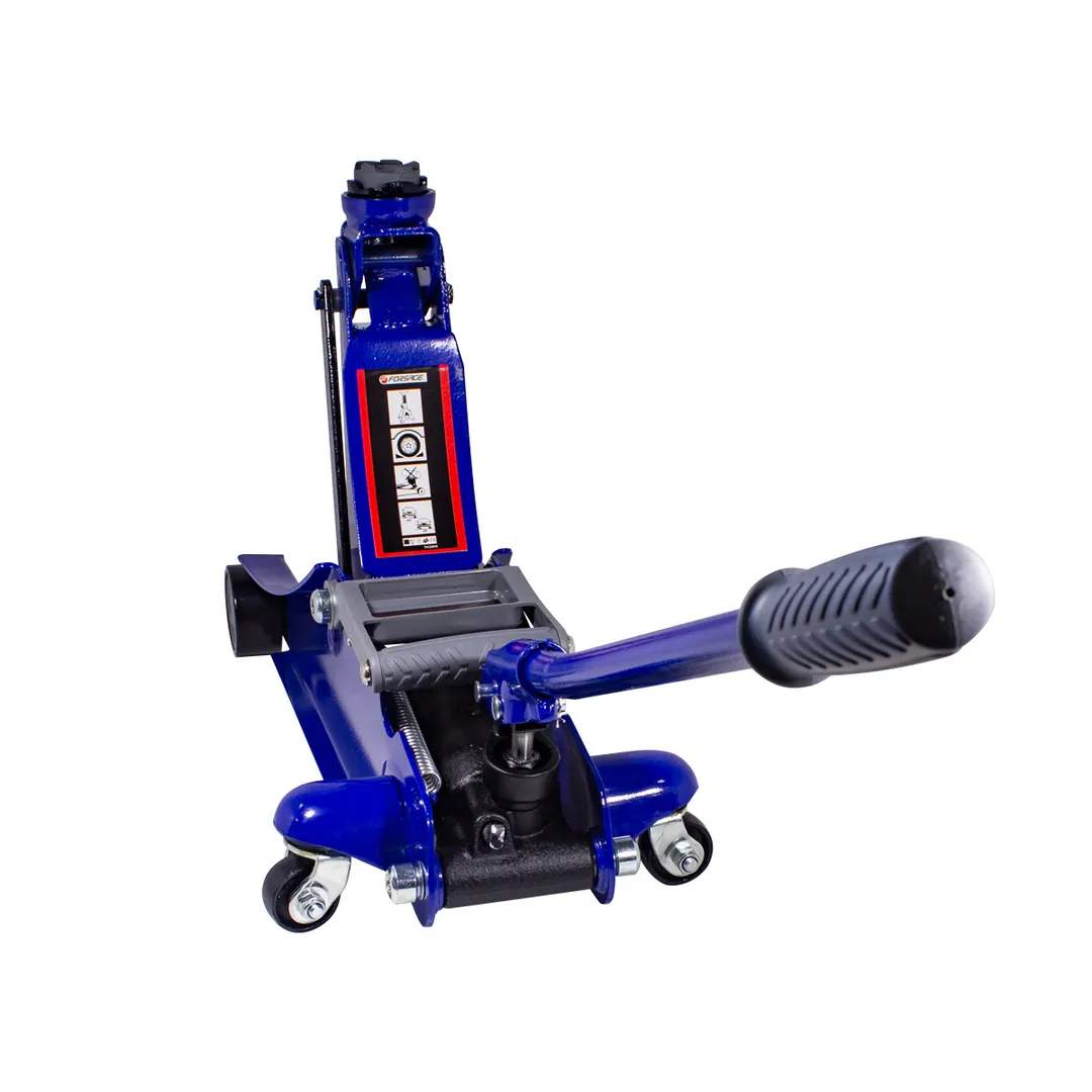 Домкрат подкатной гидравлический 2 т с поворотной ручкой 180 гр., 105-350 мм Forsage F-TH22010