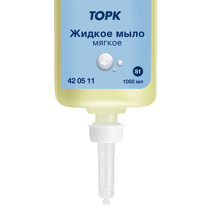 Мыло жидкое TORK Комфорт S1, 1 л, мягкое (420511)