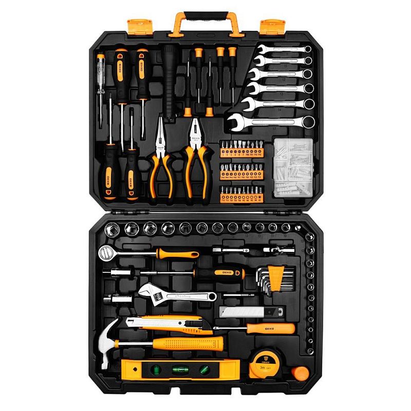 Набор инструментов для дома DKMT208-1 (208шт.) DEKO 083-2050