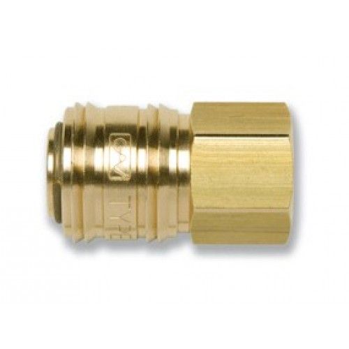 Быстросъёмное соединение с клапаном, "мама"-внутр. резьба 1/4" латунь Prowin S33-20SFB