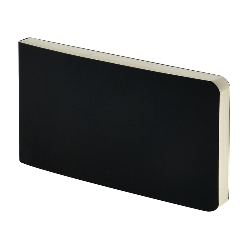 Еженедельник недатированный "Megapolis Velvet Flex", А6, 160 страниц, линейка, черный