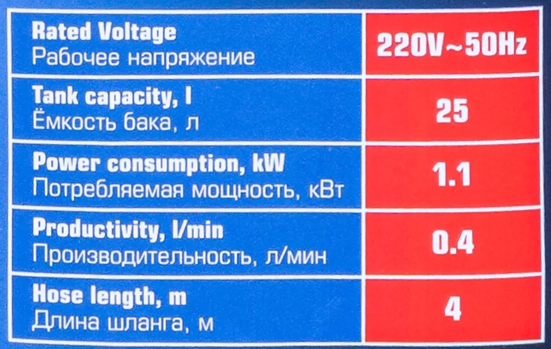 Нагнетатель смазки густой электрический 25 л RockForce RF-HG-69330