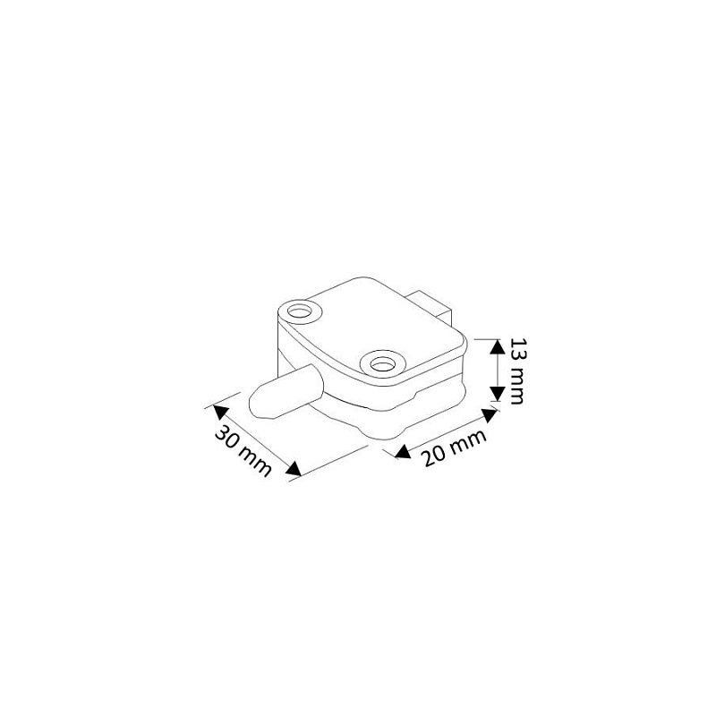 Выключатель контактный мини-бар, белый, 500W, HLT 41050